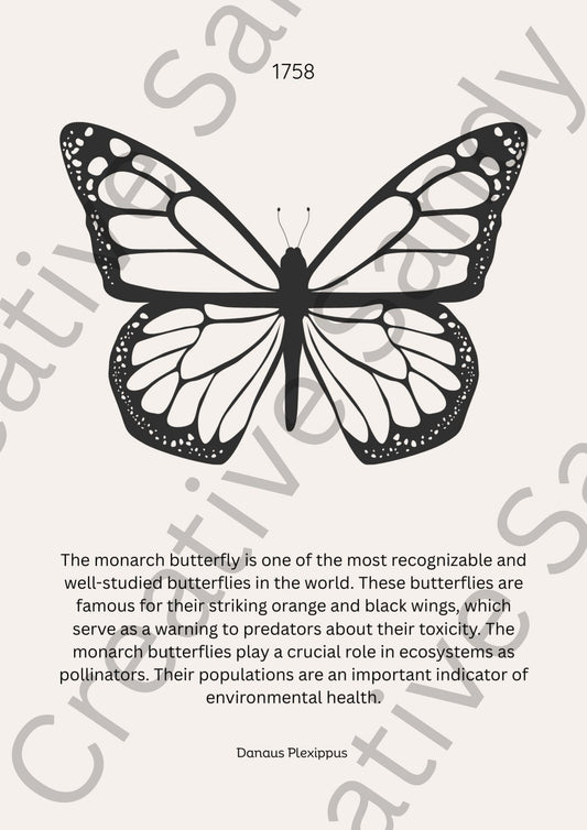 Butterfly Monarch Poster
